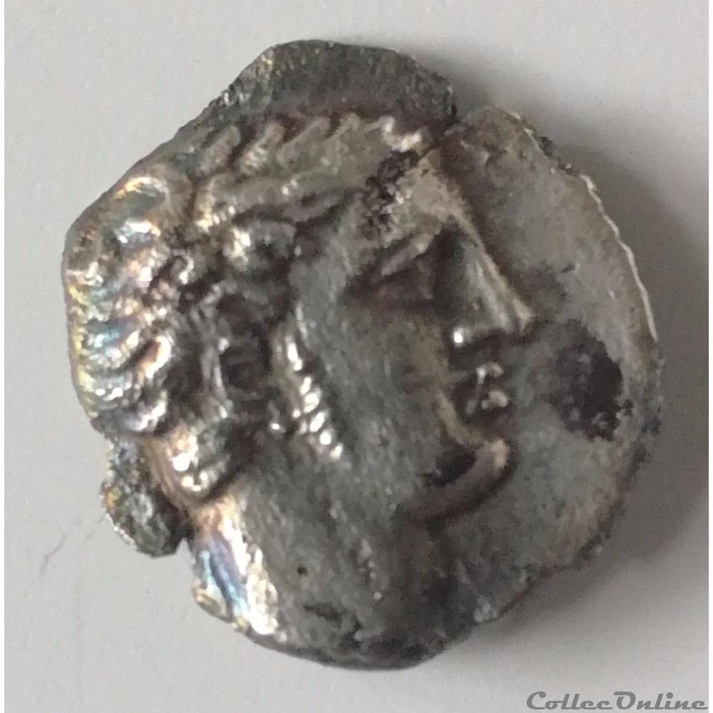MASSALIA - Obole MA, tête à droite monnaie antique gauloise massalia obole ma tete a droite