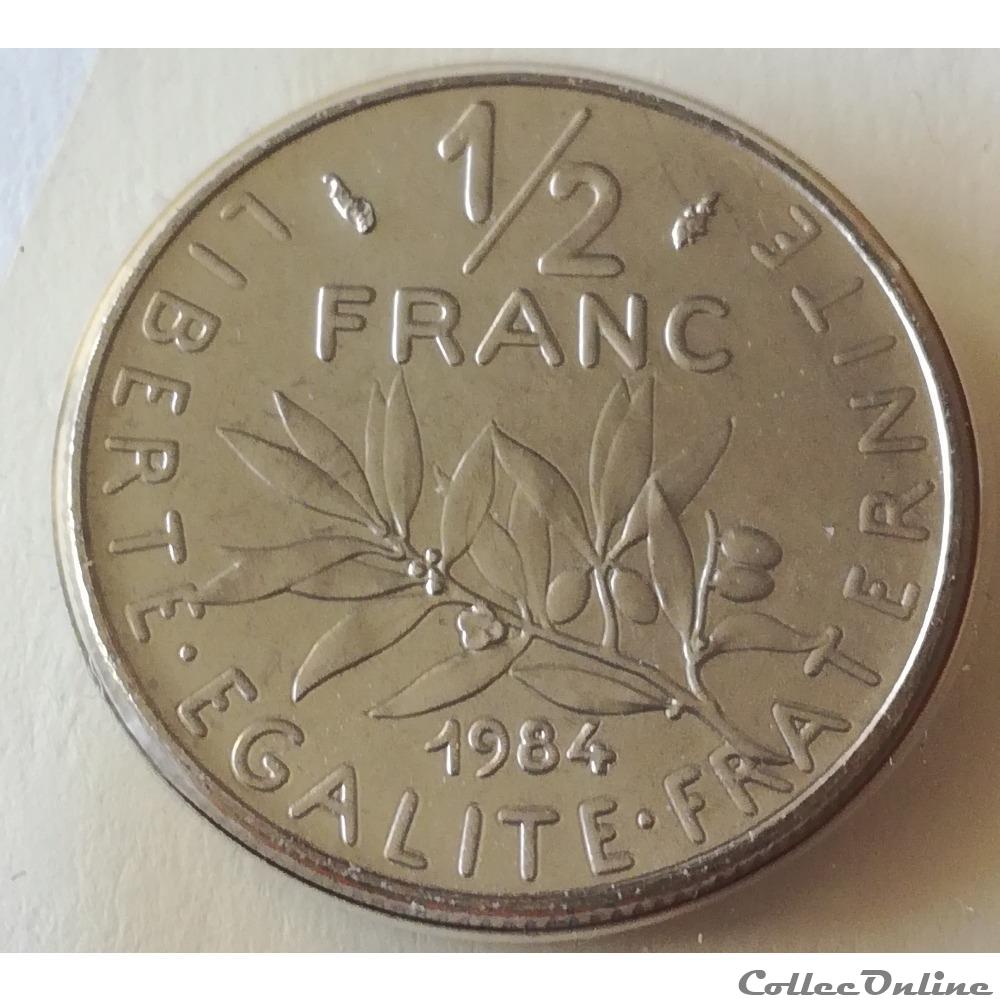 1/2 franc Semeuse 1984 Pessac F.198/23 monnaies monde france 1 2 franc semeuse 1984 pessac f 198 23