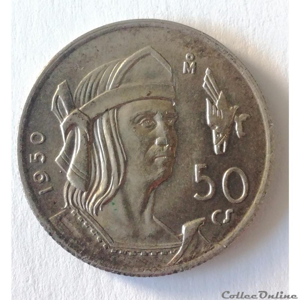 monnaies monde mexique 50 centavos 1950