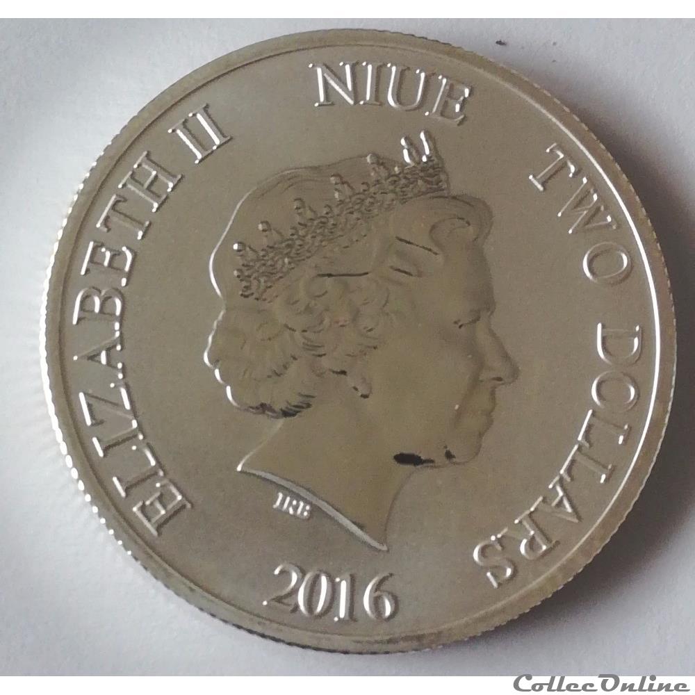 monnaies monde niue 2 dollars 2016