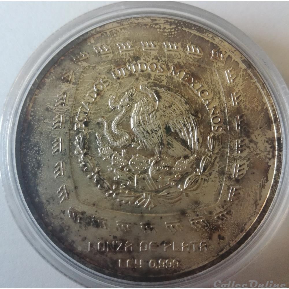5 Pesos 1998 civilisations précolombiennes - série Olmèque : homme de Las Limas monnaies monde mexique 5 pesos 1998 civilisations precolombiennes serie olmeque homme de las limas