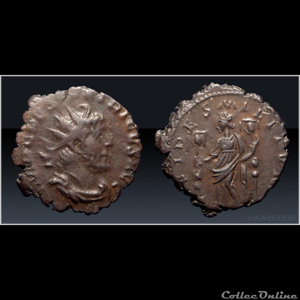295b :: FIDES MILITVM monnaie antique romaine 295b fides militvm