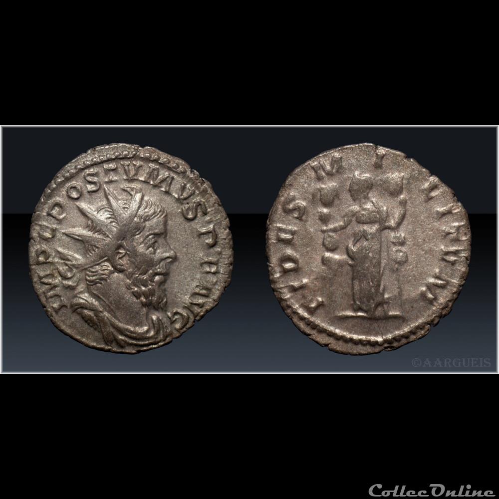 016a :: FIDES MILITVM monnaie antique romaine 016a fides militvm