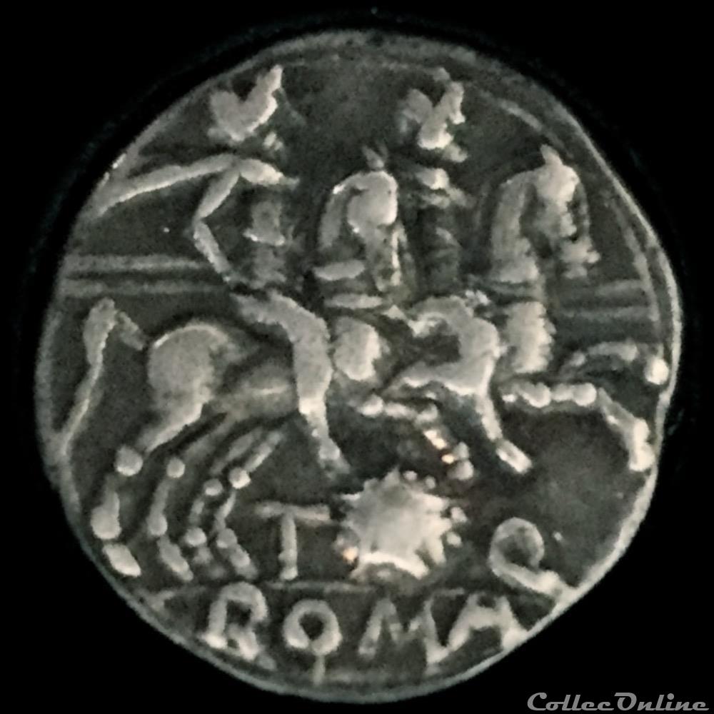 Denier Titus Quinctius Flamininus monnaie denier titus quinctius flamininus