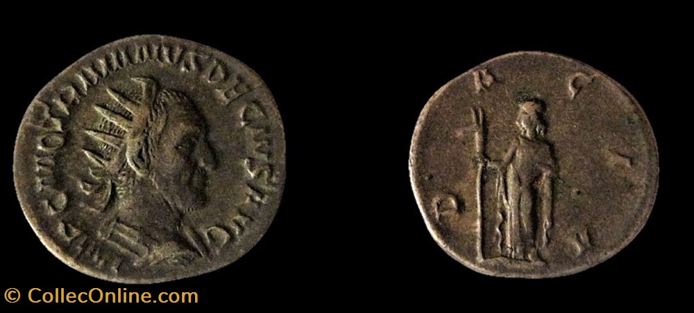 monnaies antiques romaines imperiales et republicaines trajan dece antoninien