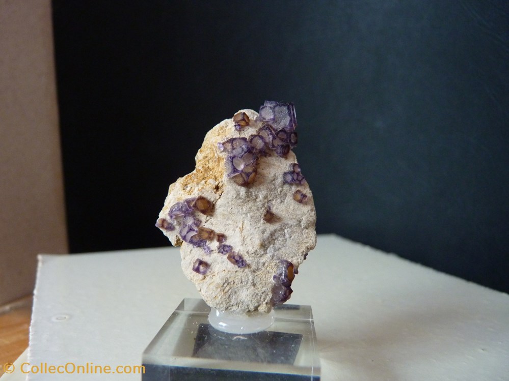 Fluorine, Chine, Dachang mineraux meteorites fluorine chine dachang