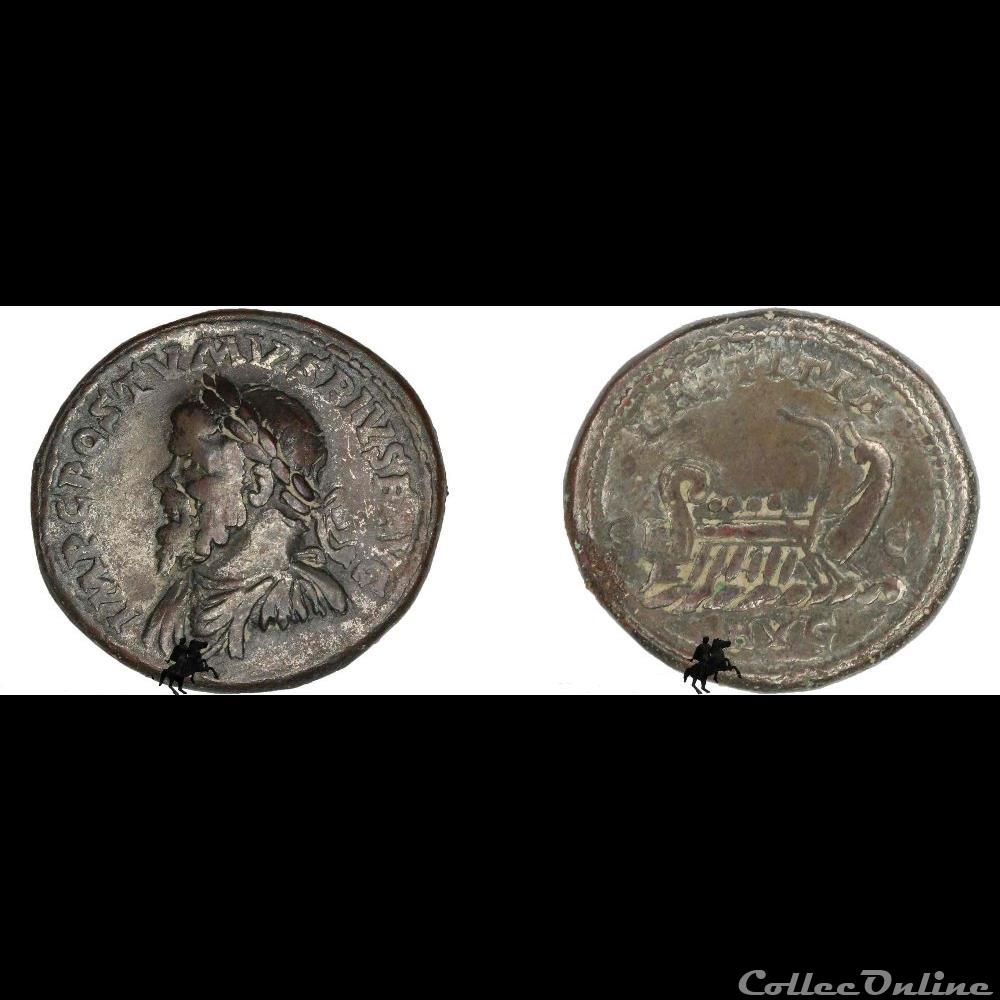 Postume - Sesterce - LAETITIA AVG monnaie antique romaine postume sesterce laetitia avg