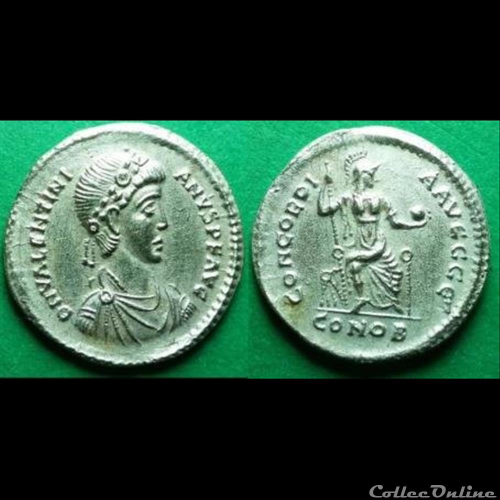 monnaie antique romaine valentinien ii silique