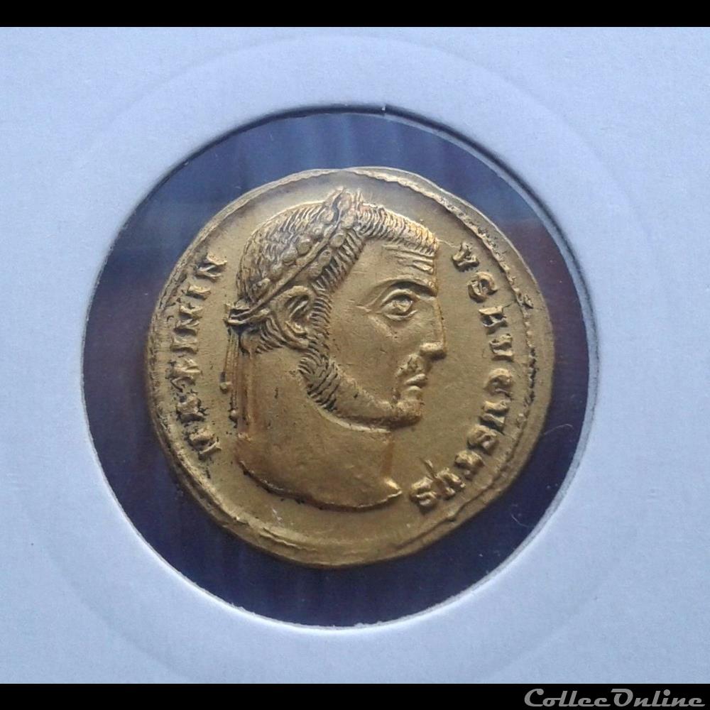 Maximin Daïa - Aureus monnaie antique romaine maximin daia aureus