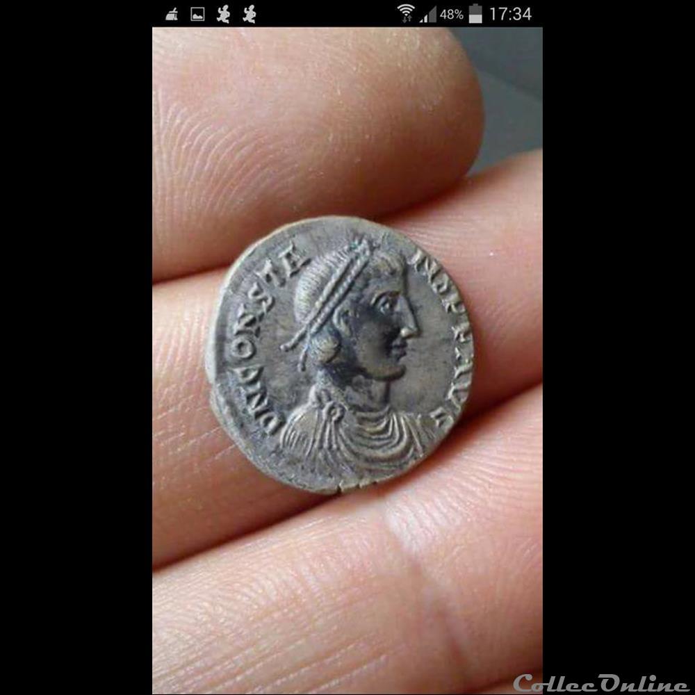Constans II - Silique 2 monnaie antique romaine constans ii silique