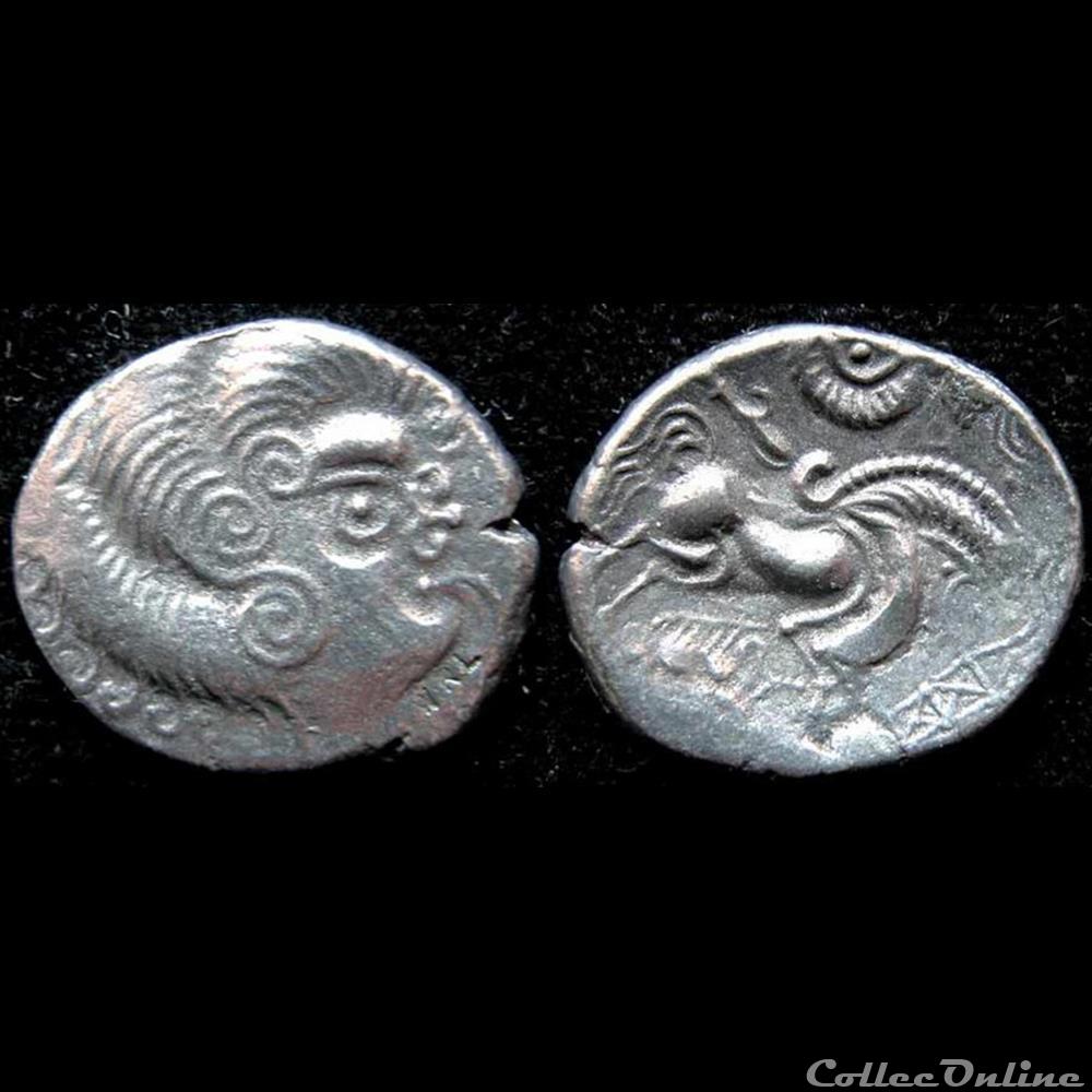 Coriosolites - Statère d'argent monnaie antique gauloise coriosolites statere argent