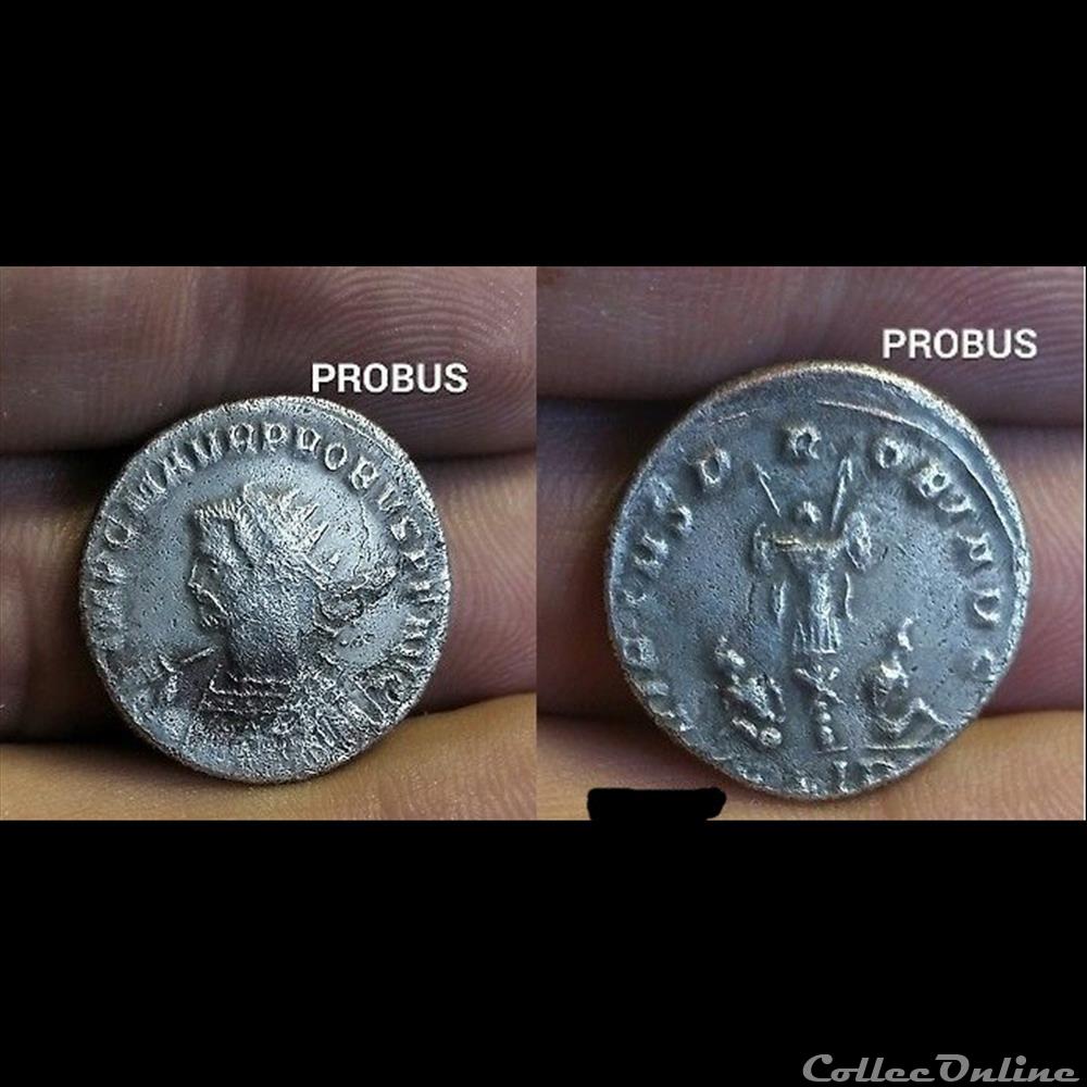 monnaie antique romaine probus aurelianus virtvs probi