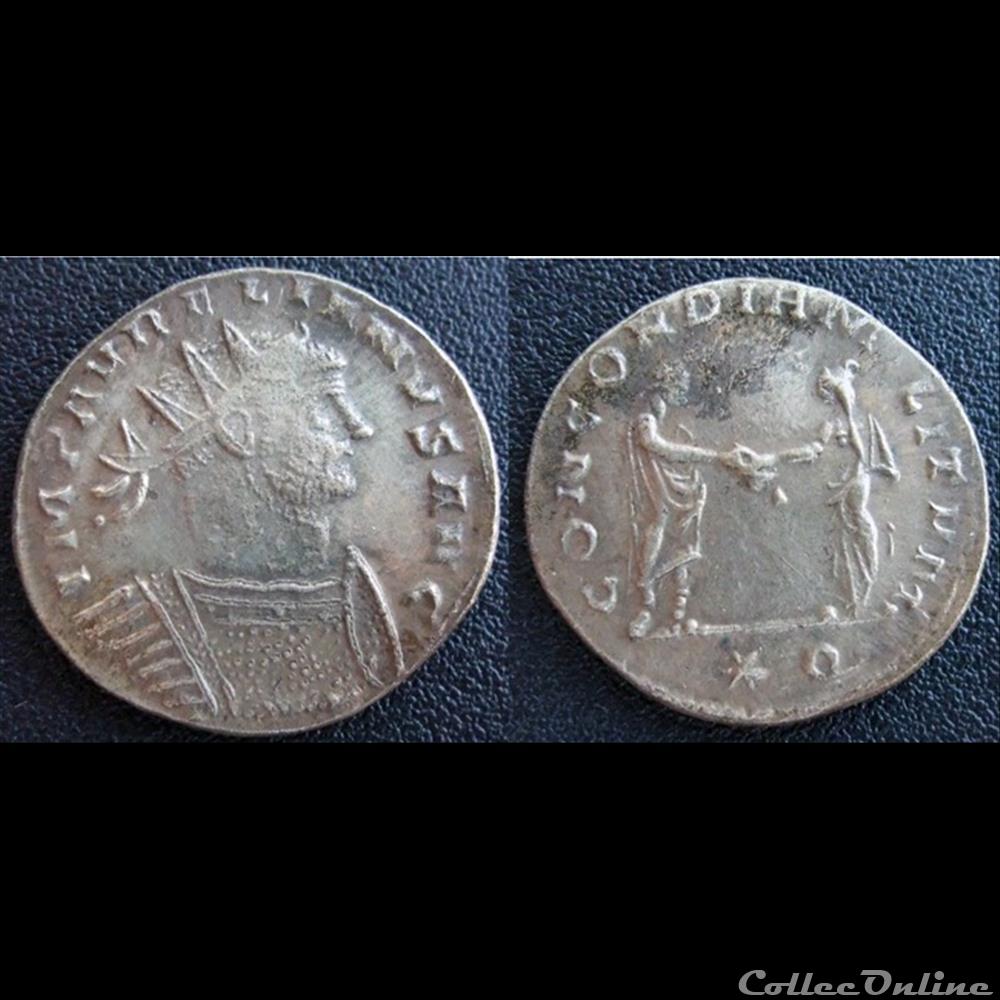 AURÉLIEN - Aurelianus - CONCORDIA MILITVM monnaie antique romaine aurelien aurelianus concordia militvm