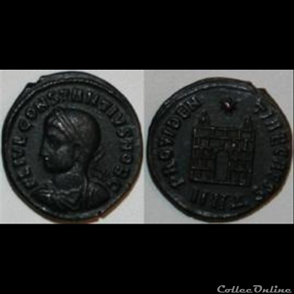 Constance II césar - Ae3 monnaie antique romaine constance ii cesar ae3