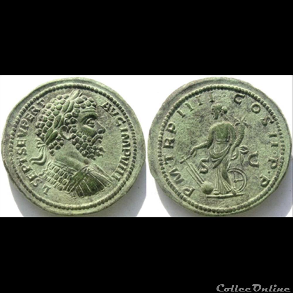 Septime Sévère - Sesterce monnaie antique romaine septime severe sesterce