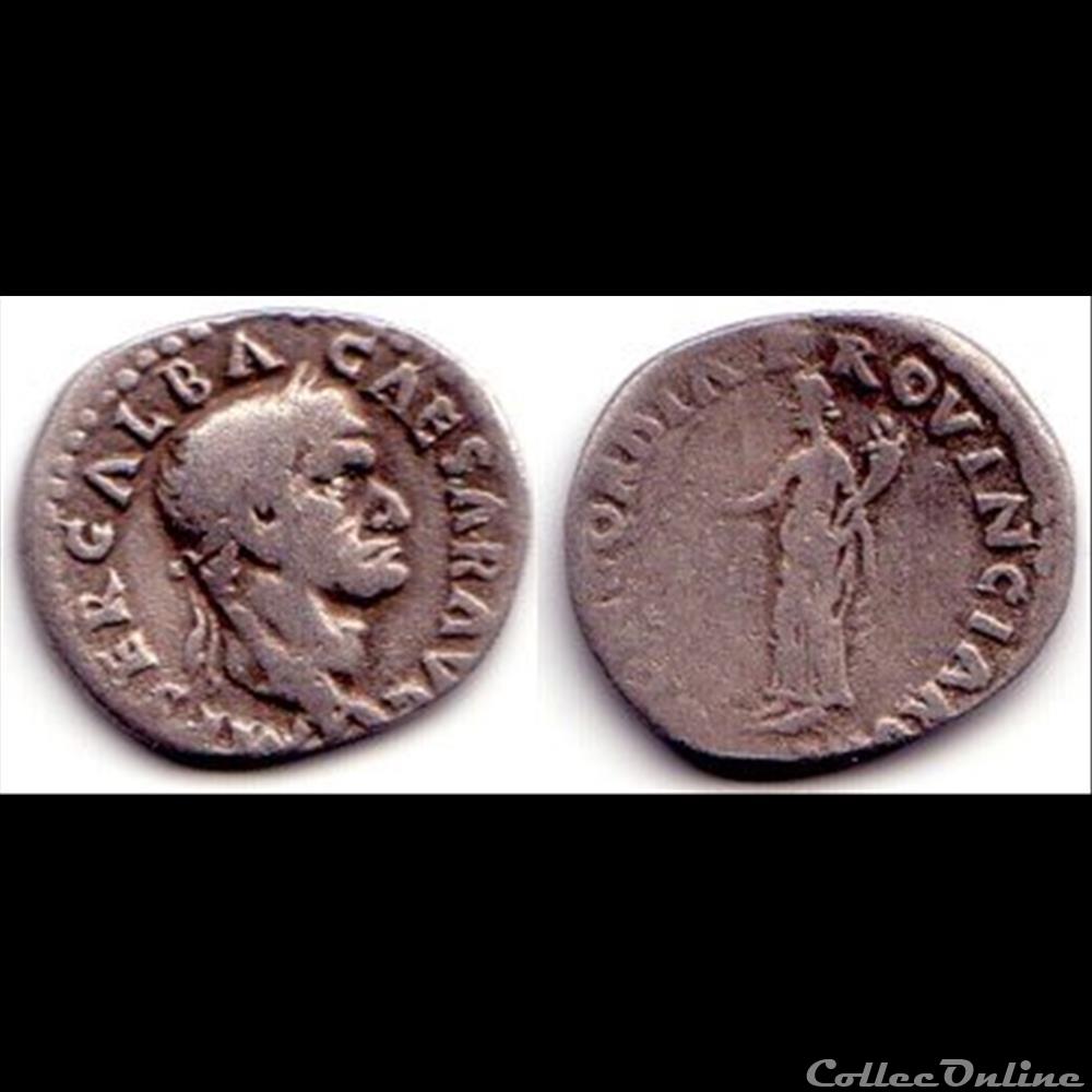 monnaie antique romaine galba denier concordia provinciarvm