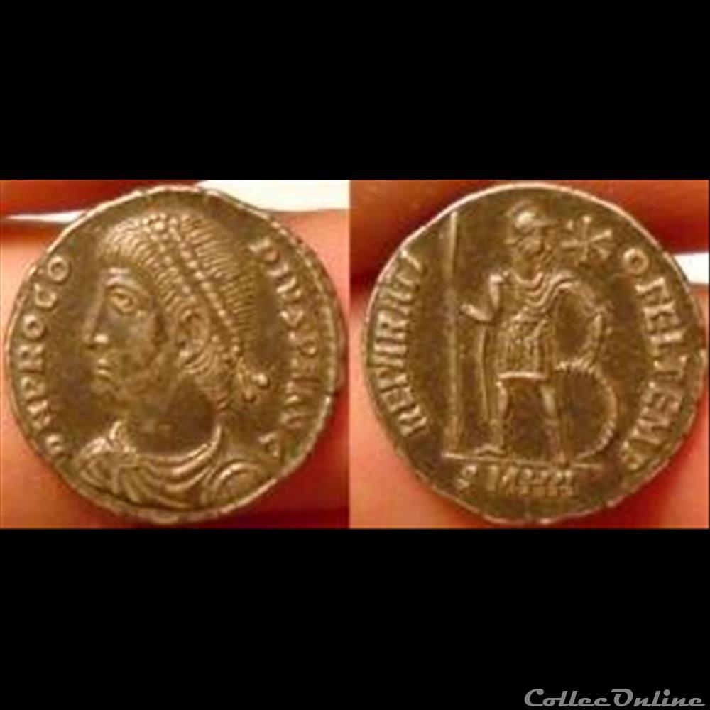 monnaie antique romaine procope silique