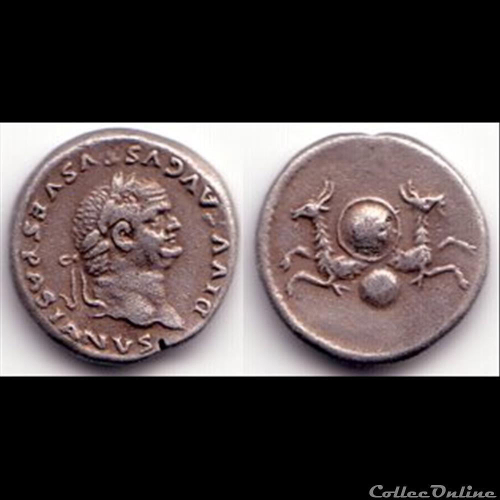 Vespasien - Denier monnaie antique romaine vespasien denier