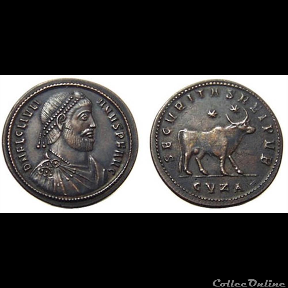 Julien II - double maiorina - Cyzique monnaie antique romaine julien ii double maiorina cyzique