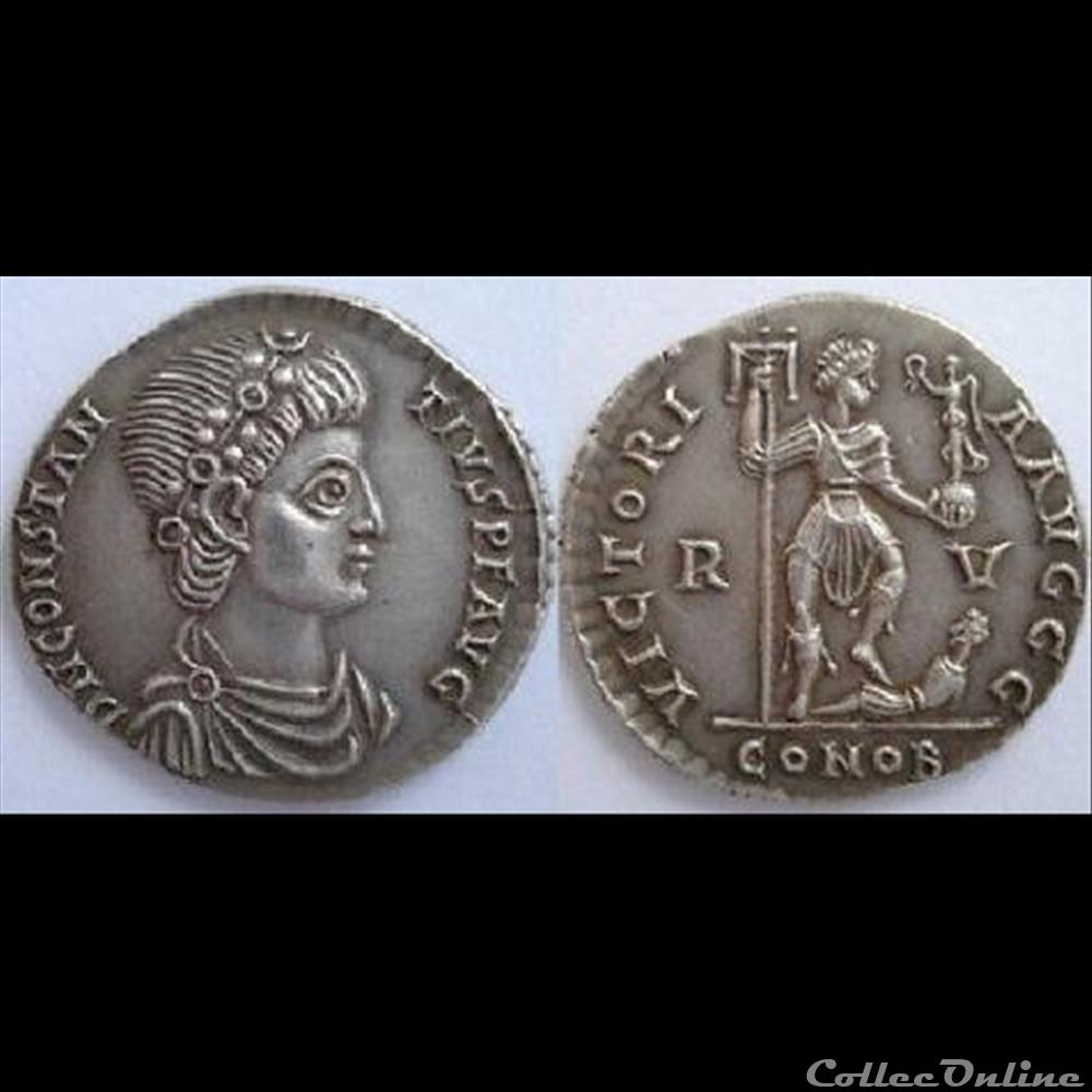 Constance III - Miliarense monnaie antique romaine constance iii miliarense