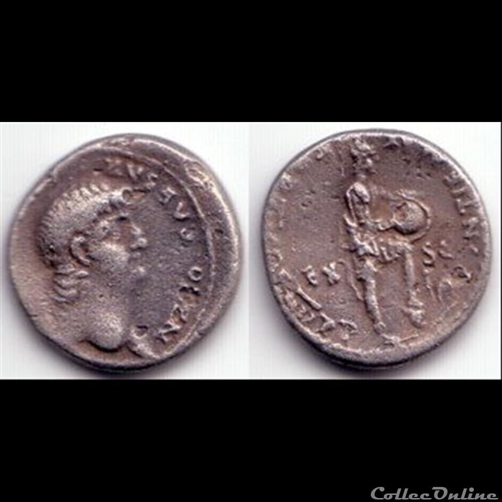 Neron - Denier - PONTIF MAX TR P VII monnaie antique romaine neron denier pontif max tr p vii