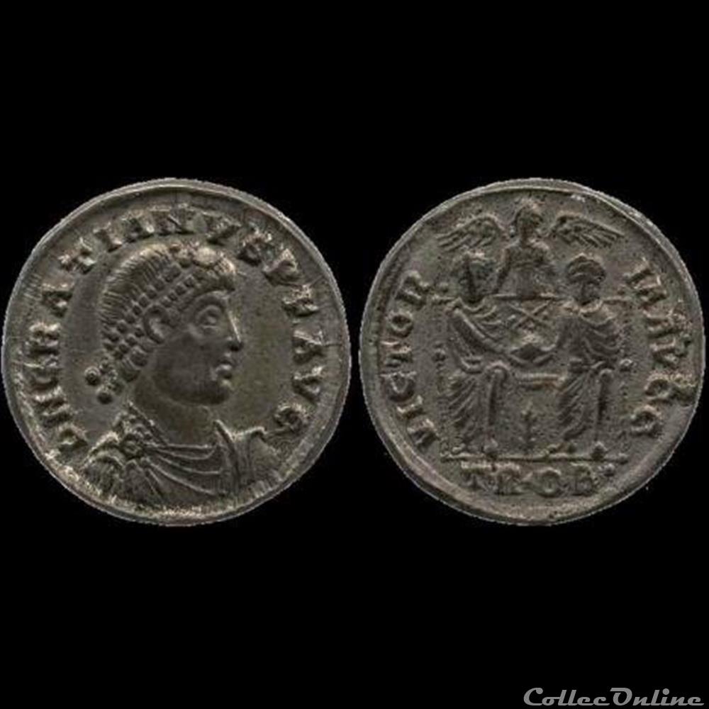 monnaie antique romaine gratien silique