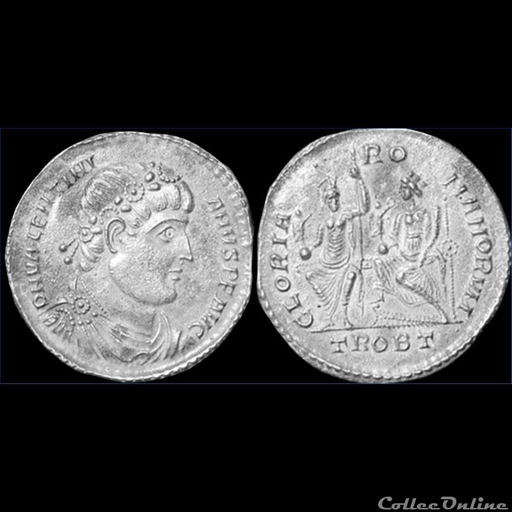 monnaie antique romaine valentinien ier silique