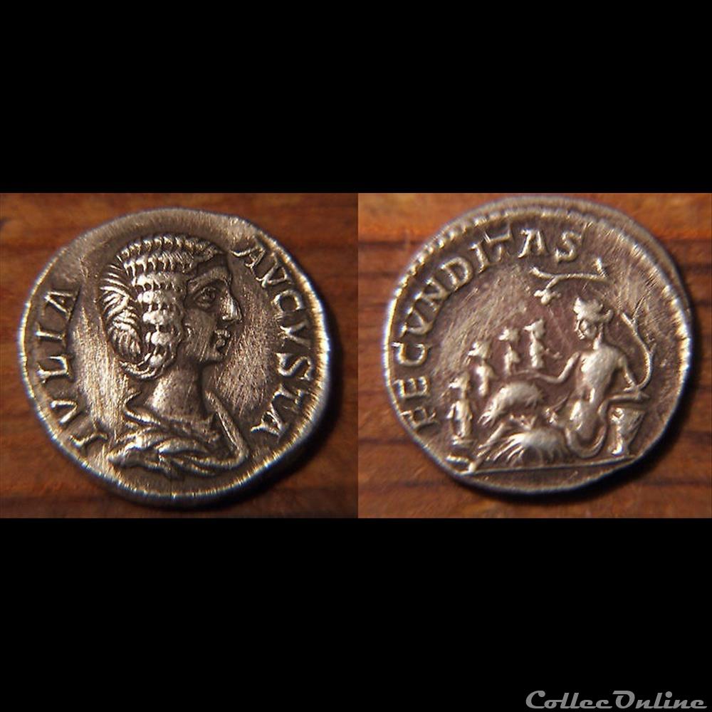 Julia Domna - denier monnaie antique romaine julia domna denier