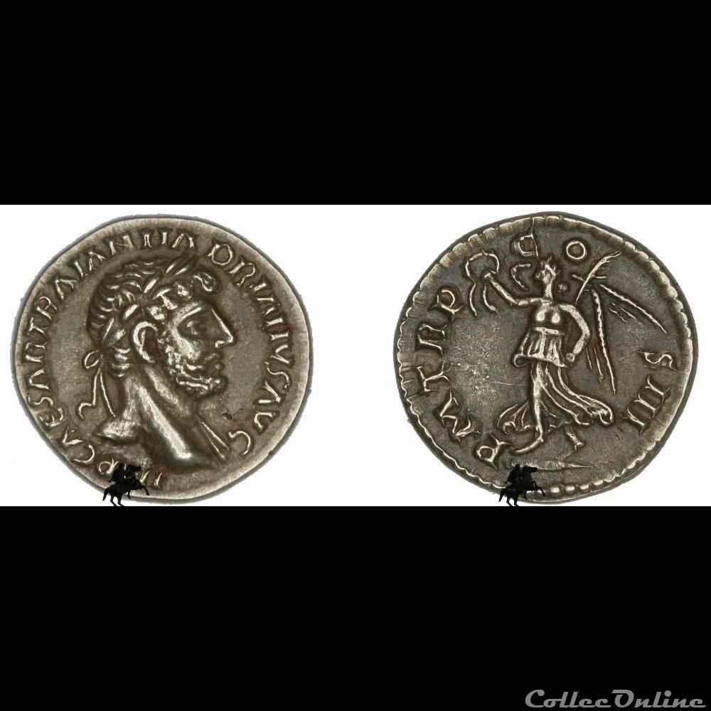 Hadrien - Quinaire monnaie antique romaine hadrien quinaire