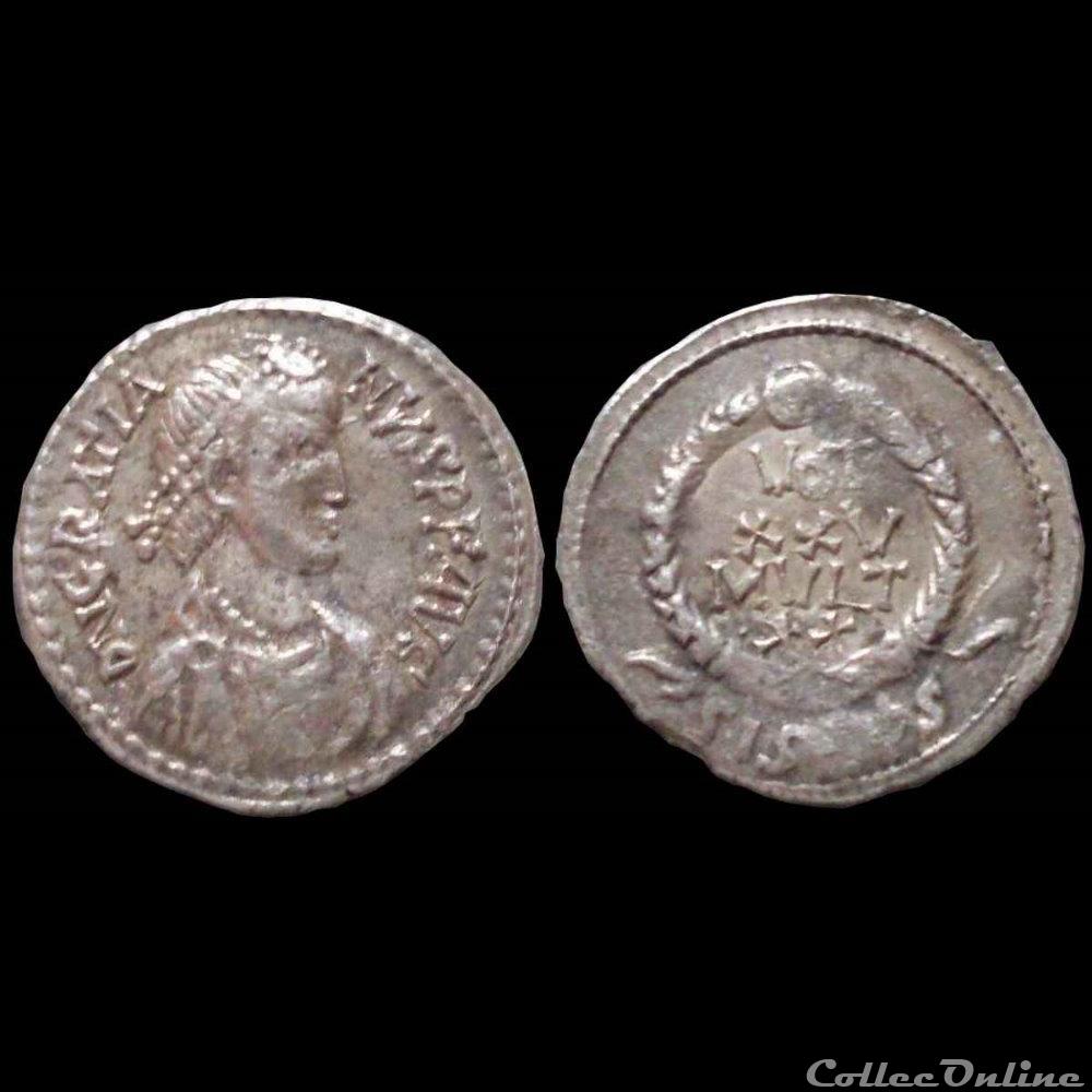 Gratien - Silique monnaie antique romaine gratien silique