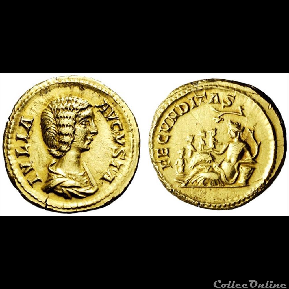 Julia Domna - denier - aureus monnaie antique romaine julia domna denier aureus
