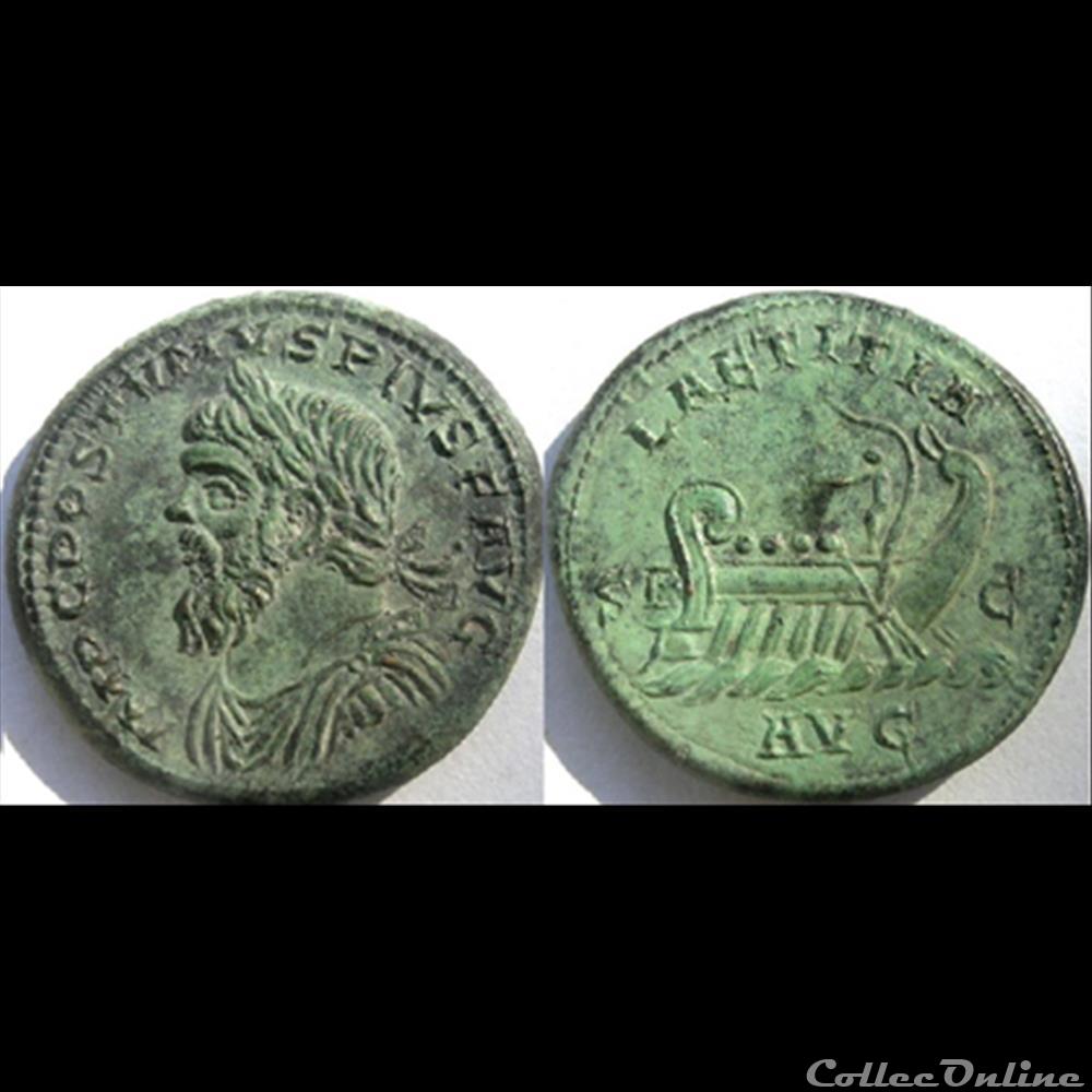 monnaie antique romaine postume sesterce laetitia avg