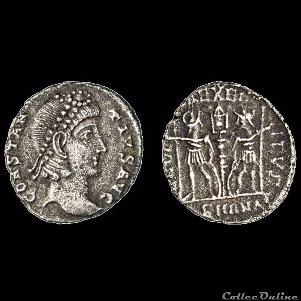 Constance II - Demi Silique monnaie antique romaine constance ii demi silique