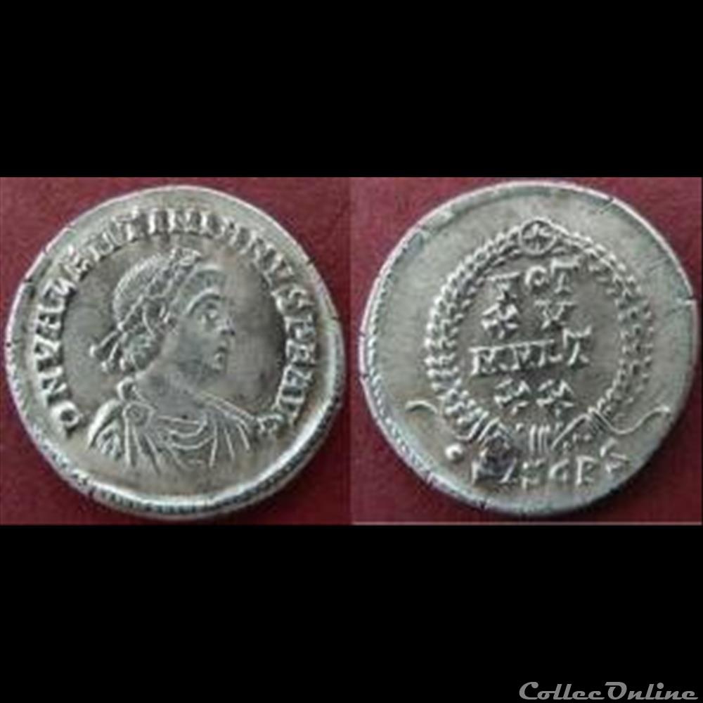 Valentinien II - Silique monnaie antique romaine valentinien ii silique