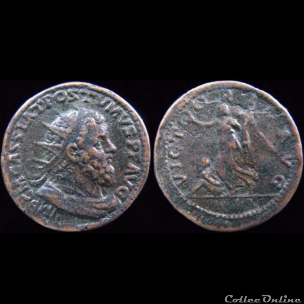 monnaie antique romaine postume double sesterce victoria avg