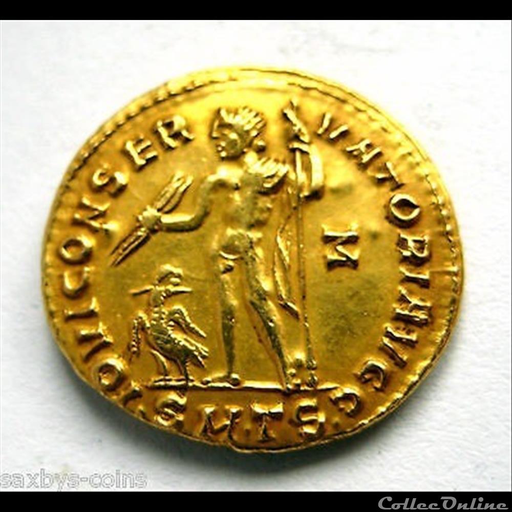 Maximin Daïa - Aureus - IOVI CONSERVATORI AVGG monnaie antique romaine maximin daia aureus iovi conservatori avgg