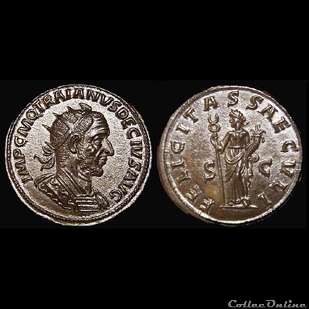 monnaie antique romaine trajan dece sesterce