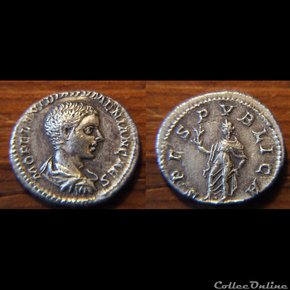 Diaduménien - Denier - SPES PVBLICA monnaie antique romaine diadumenien denier spes pvblica
