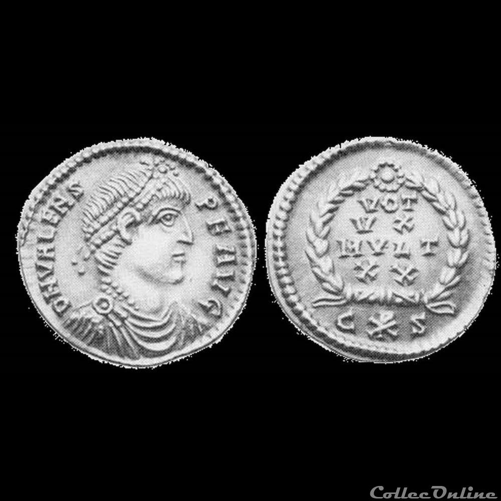 monnaie antique romaine valens silique