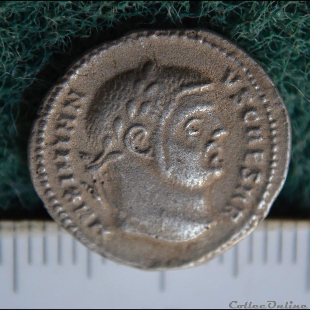 Galère Maximien - Argenteus - VIRTVTI MILITVM monnaie antique romaine galere maximien argenteus virtvti militvm