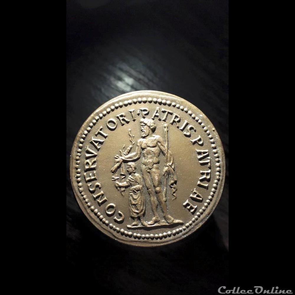 monnaie antique romaine trajan medaillon