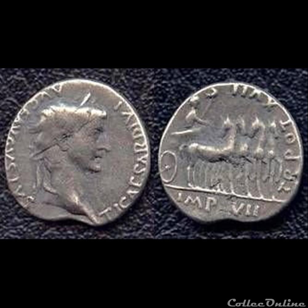 Tibère - Denier - TR POT XVII monnaie antique romaine tibere denier tr pot xvii