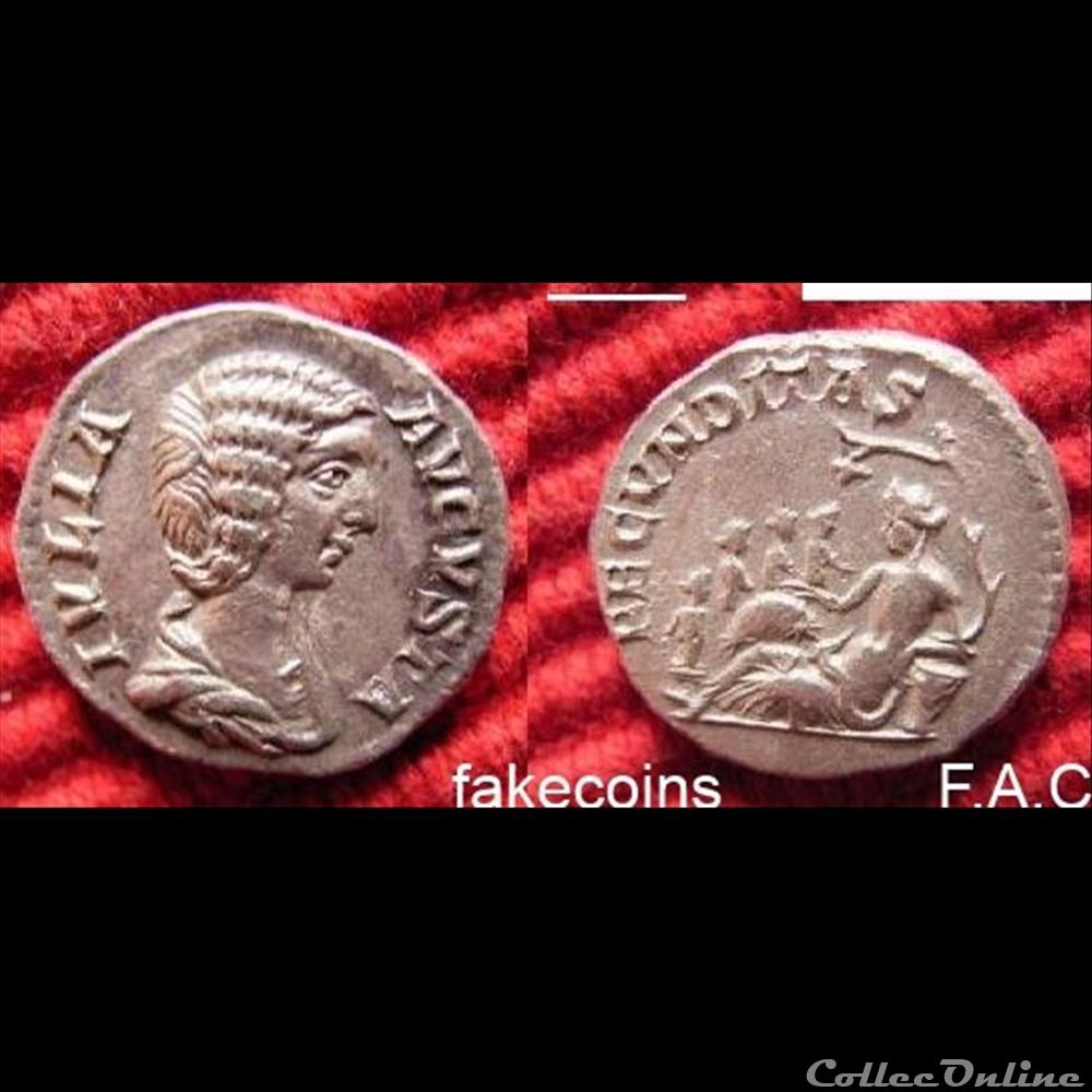 Julia Domna - denier - aureus 2 monnaie antique romaine julia domna denier aureus