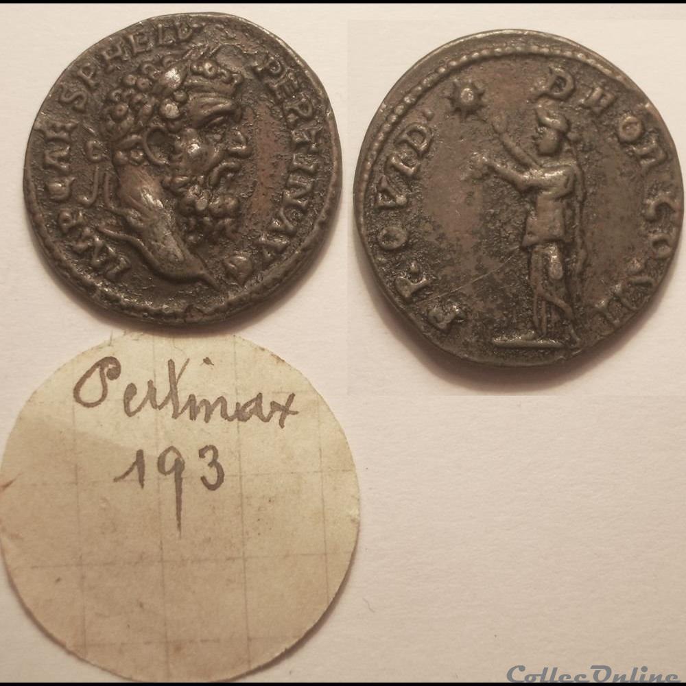 monnaie antique romaine pertinax denier