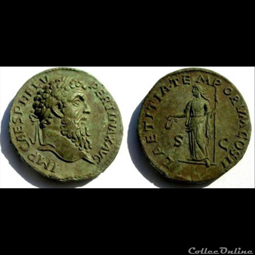 Pertinax - Sesterce monnaie antique romaine pertinax sesterce