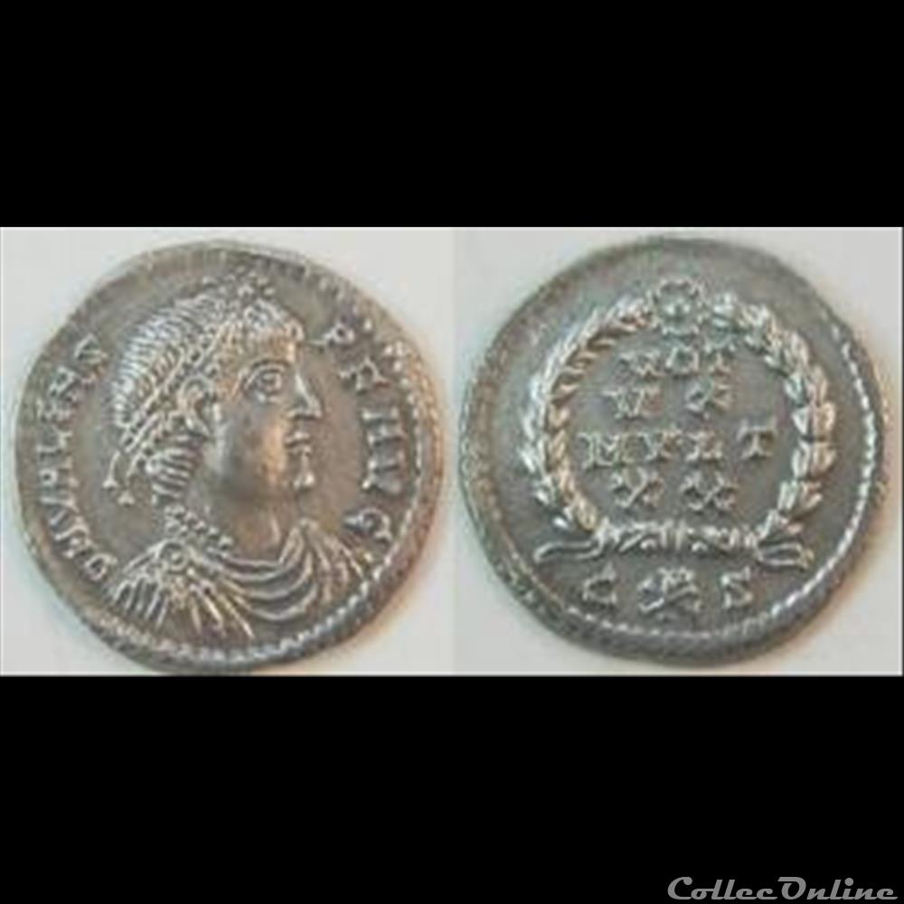 monnaie antique romaine valens silique