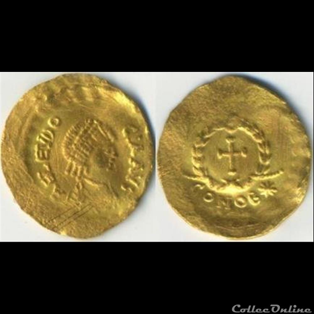 Eudocie - Tremissis monnaie antique romaine eudocie tremissis