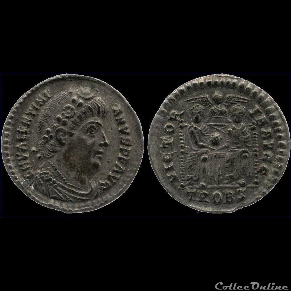 monnaie antique romaine valentinien ier silique