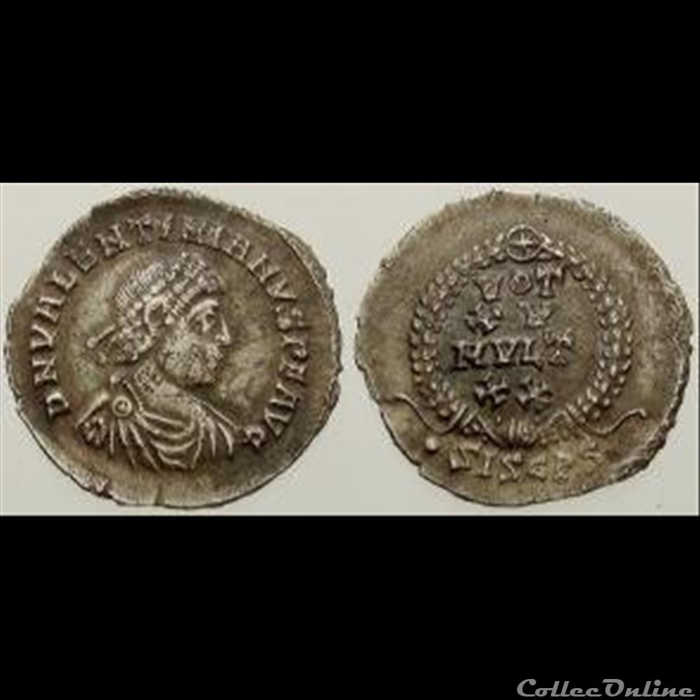 Valentinien II - Silique monnaie antique romaine valentinien ii silique