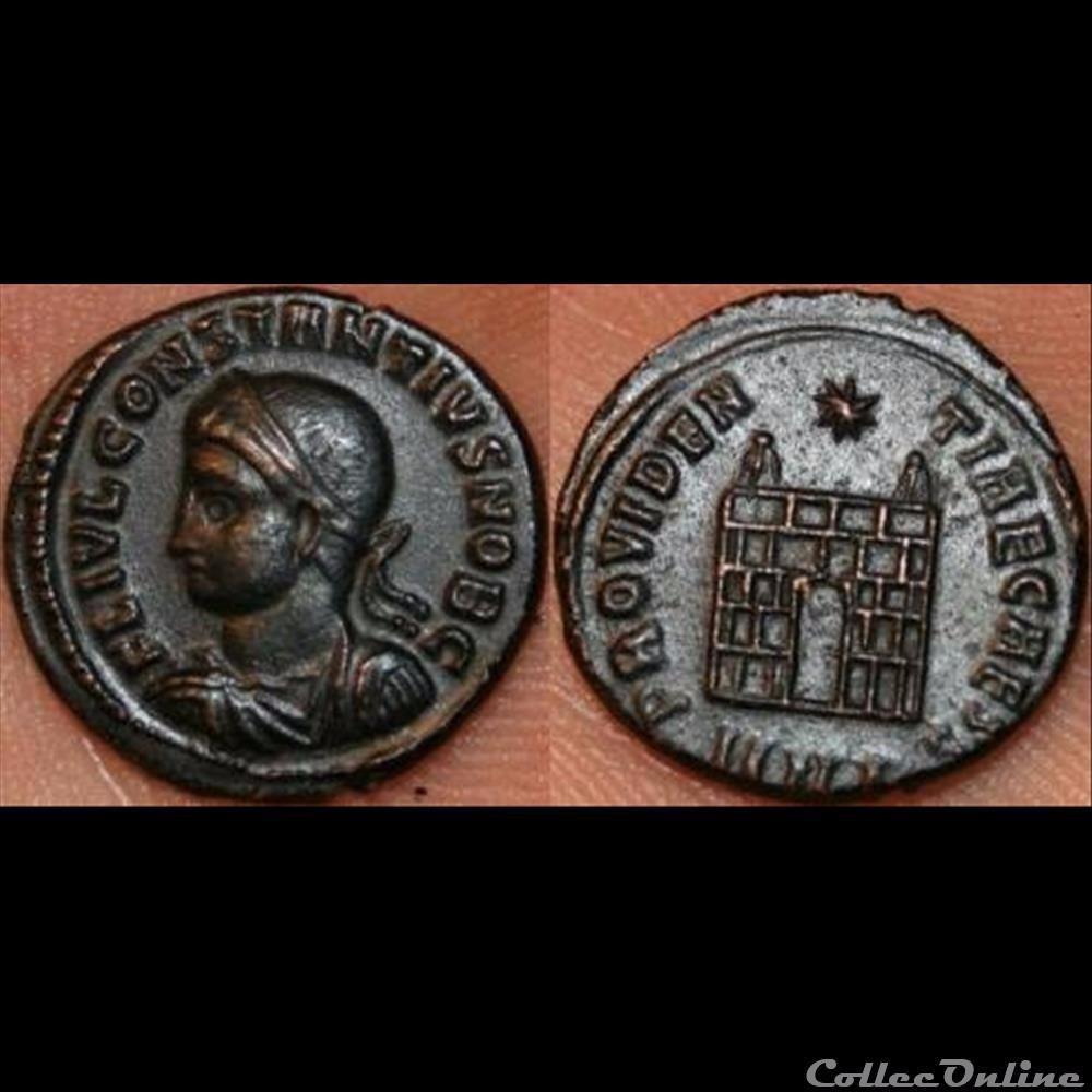 Constance II césar - Ae3 monnaie antique romaine constance ii cesar ae3